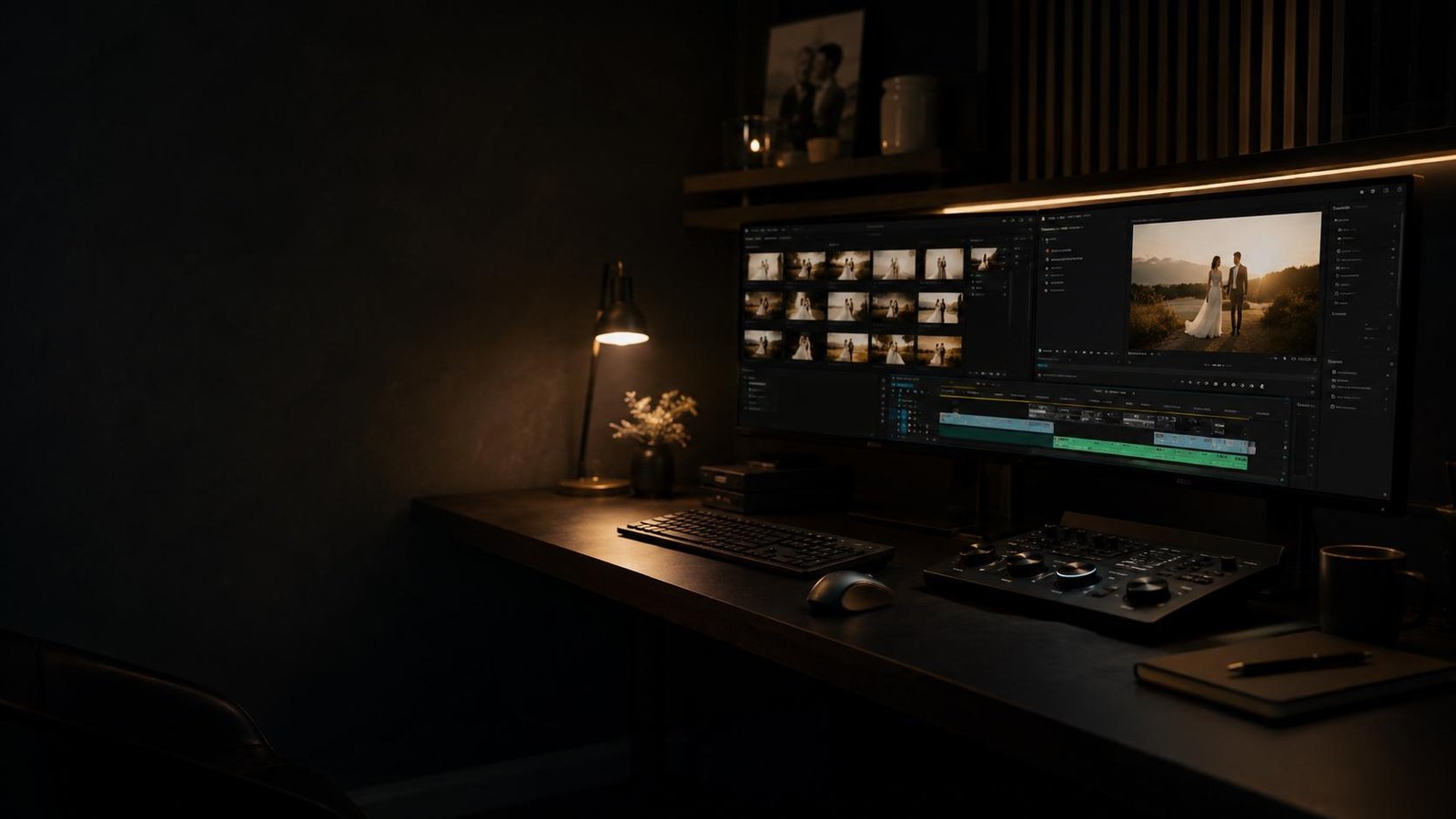 Video editing workspace